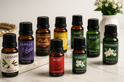 Aromatherapy Diffuser +10 Free Essential Oils