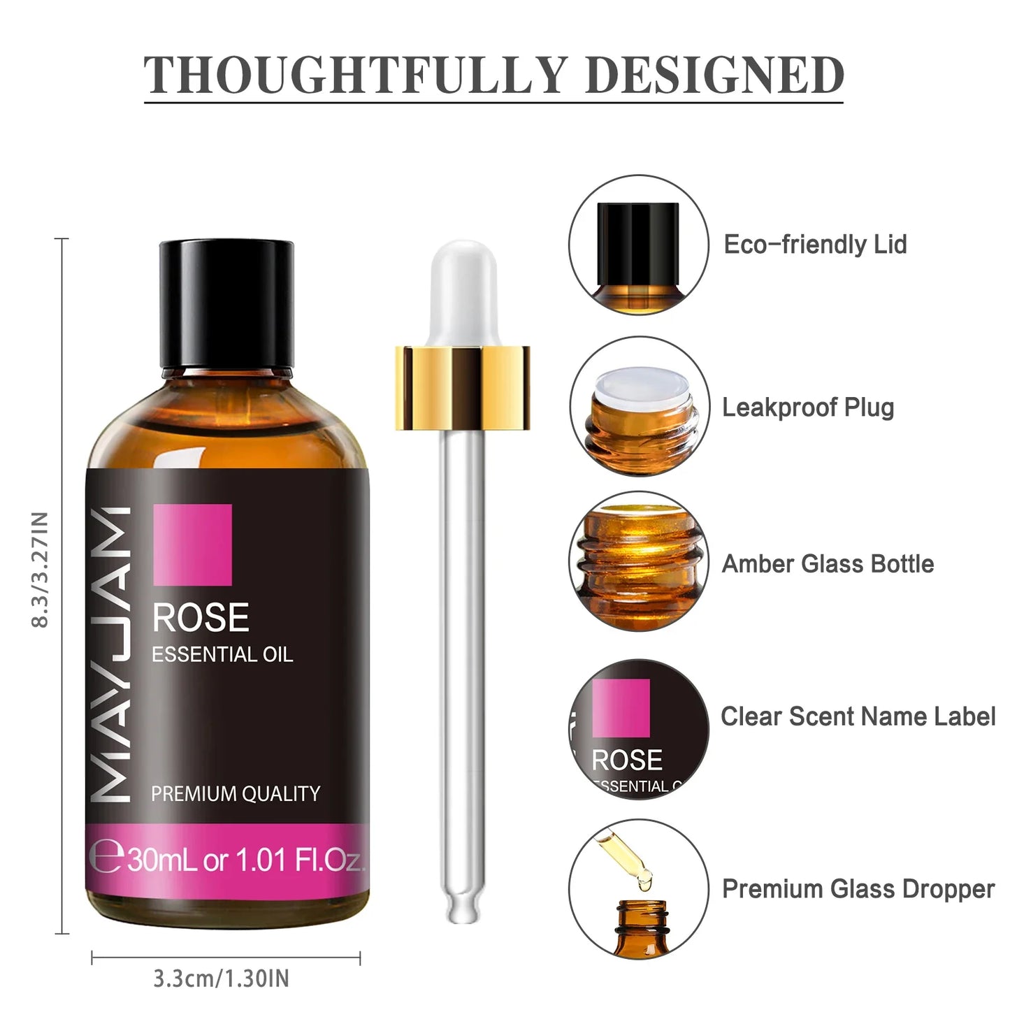 30Ml Pure Natural Essential Oils Set